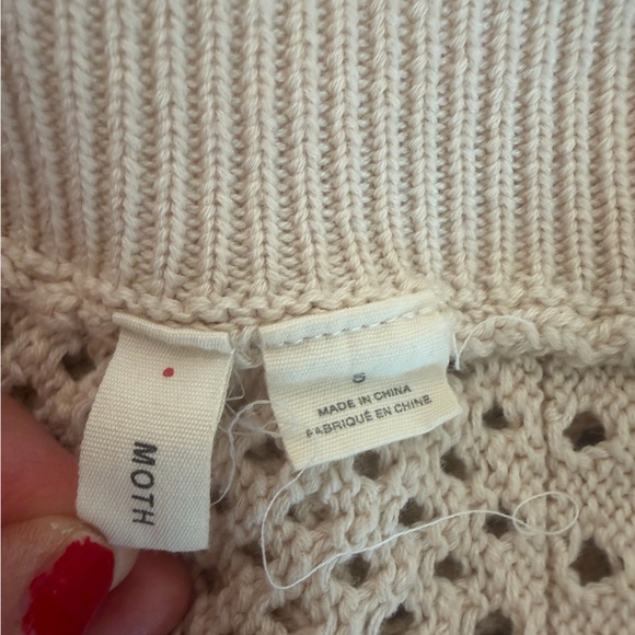 Anthropologie Moth Reese Kimono Sleeve Knit Sweater - Picture 11 of 12